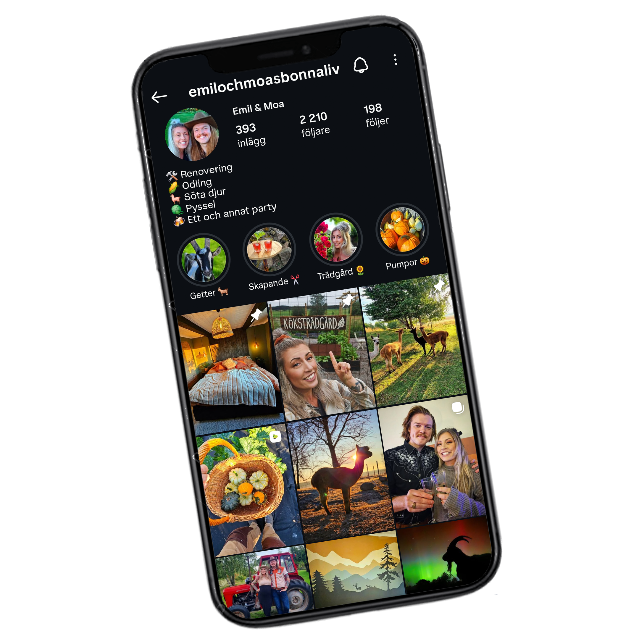emil och moas bonnaliv styruds gård instagram
